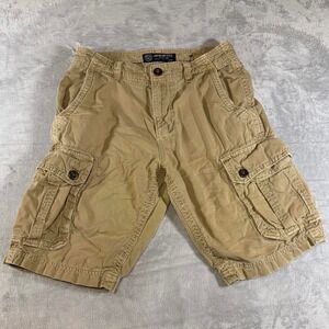Y2K Vintage American Eagle Cargo Utility Shorts | Khaki | Size 29